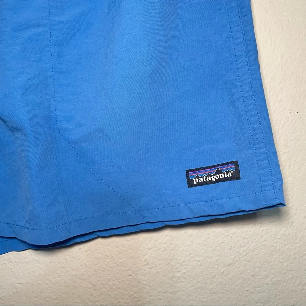 Patagonia Shorts Mens‎ XL Blue Baggies Swim Trunks Nylon Mesh Lined Outdoor